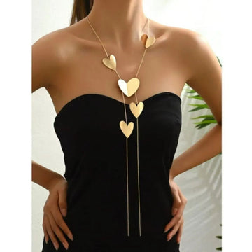 Large Round Long Necklace - LaVie Jewelery