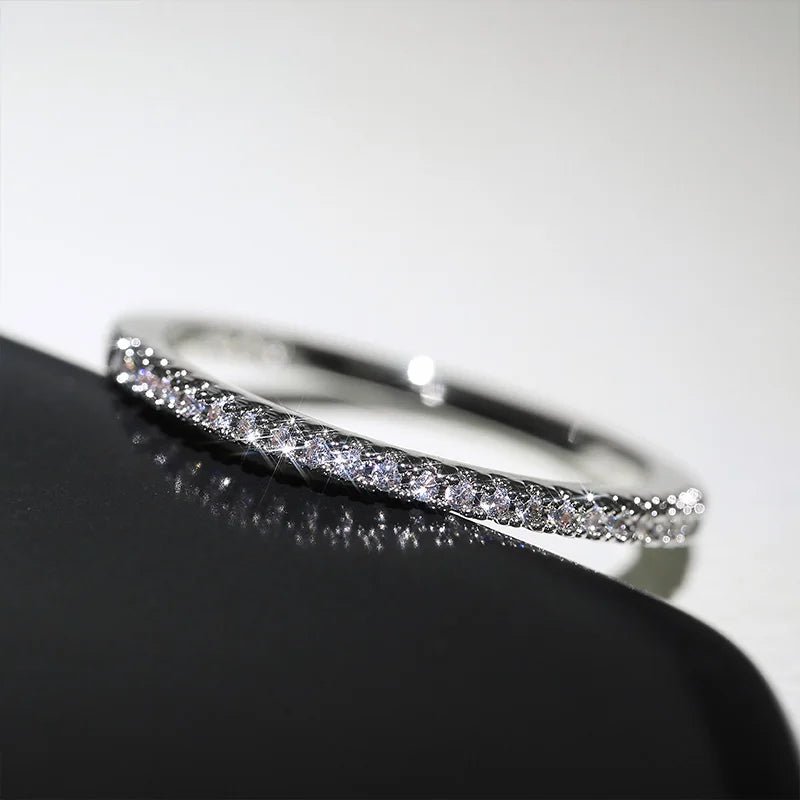Thin Brilliant Cubic Zircon Rings - LaVie Jewelery