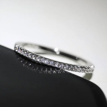 Thin Brilliant Cubic Zircon Rings - LaVie Jewelery