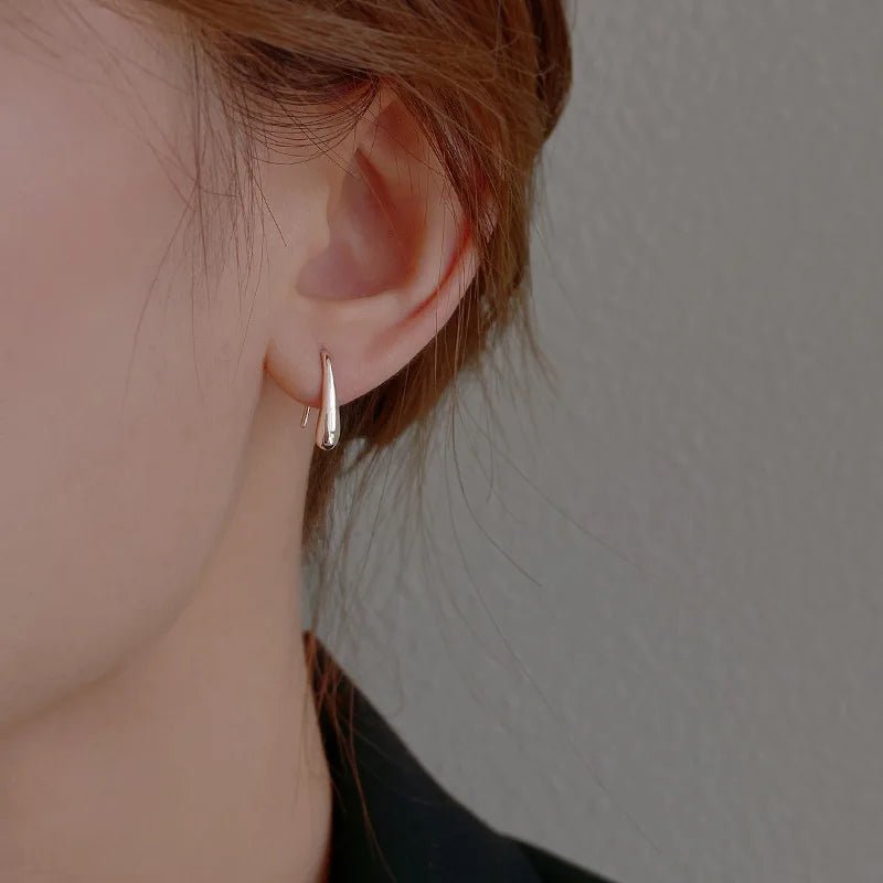 925 Sterling Silver Water Drop Shape Earrings - LaVie Jewelery