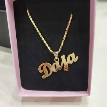 "The Signature" Personalized Nameplate Necklace - LaVie Jewelery