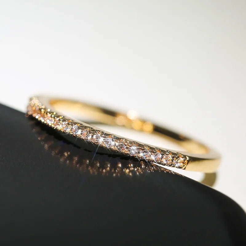 Thin Brilliant Cubic Zircon Rings - LaVie Jewelery