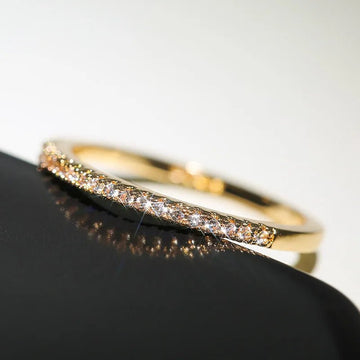 Thin Brilliant Cubic Zircon Rings - LaVie Jewelery