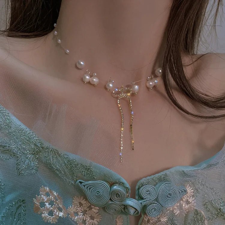 Irregular Baroque Pearl Pendant Necklace - LaVie Jewelery