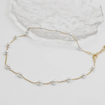 Gold Color Goth Beads Choker Neck Chain - LaVie Jewelery