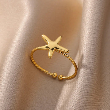 18K Gold Plating Stainless Steel Rings - LaVie Jewelery