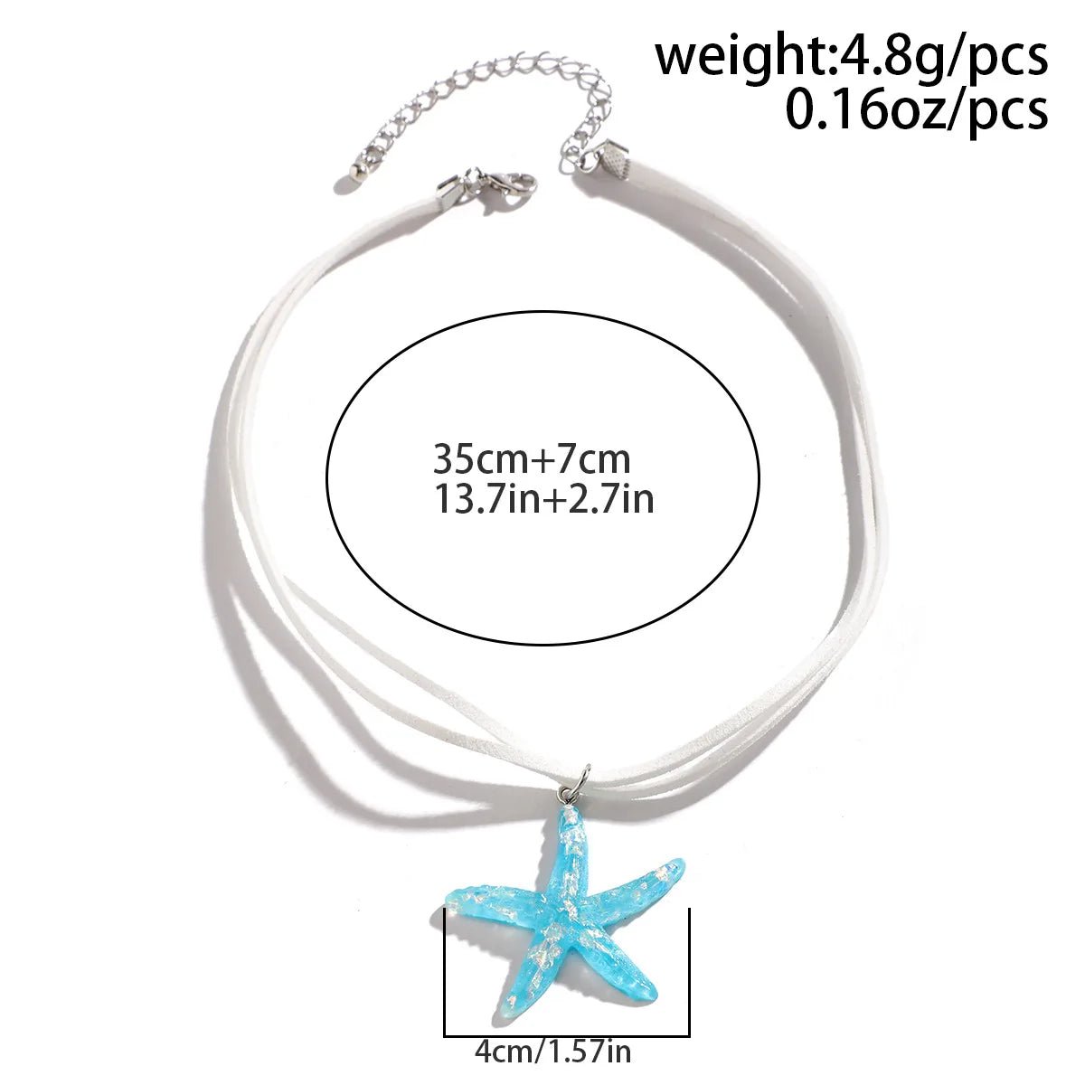 Multi layered Star Fish Rope Chain - LaVie Jewelery