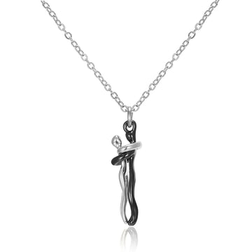 "The Eternal Embrace" Hugging Couple Necklace - The LaVie Jewelry