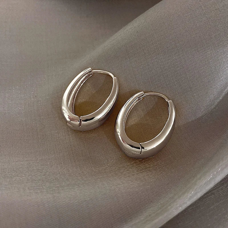 Korean Classic Hoop Earrings - LaVie Jewelery