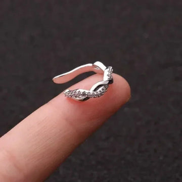 Cute Metal Leaf Earcuff Clips On Earrings - LaVie Jewelery