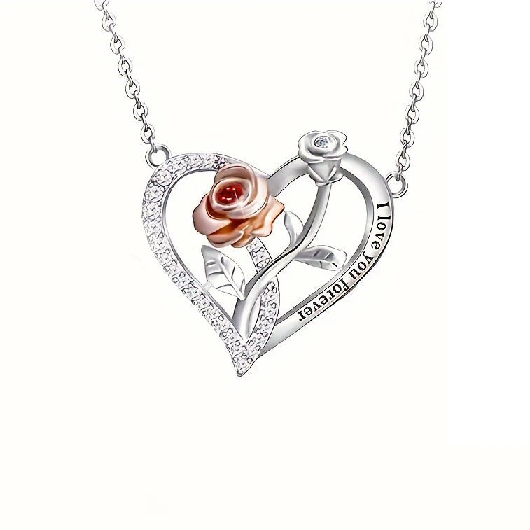 "The Sweetheart" I Love You Forever Necklace & Bear Gift Set - LaVie Jewelery