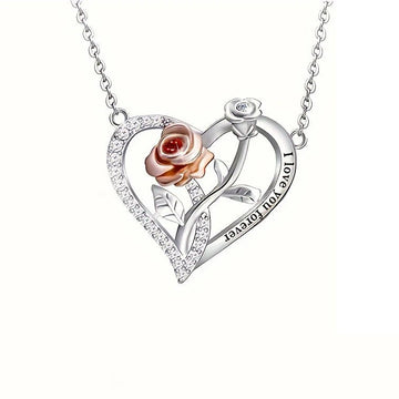 "The Sweetheart" I Love You Forever Necklace & Bear Gift Set - LaVie Jewelery