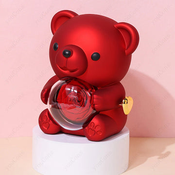 "The Passionate Heart" Red Pendant & Bear Gift Set - LaVie Jewelery