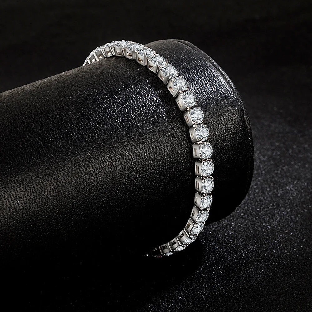925 Sterling Silver Zirconia Bracelet - LaVie Jewelery