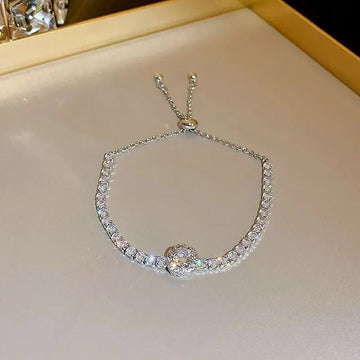 Korea Square Zircon Adjustable Bracelet - LaVie Jewelery