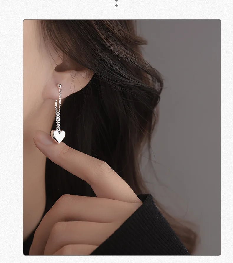 Heart - shaped Hoop Earrings - LaVie Jewelery