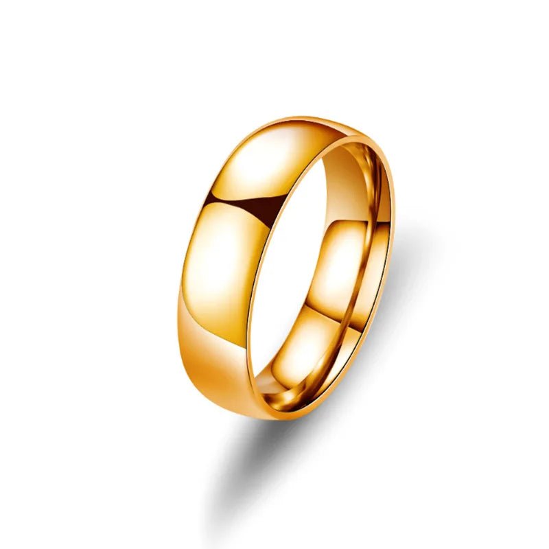 Stainless Steel 6mm Titanium Rings - LaVie Jewelery