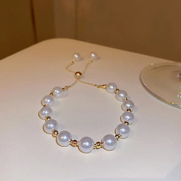 Elegant Charm Pearl Bracelet - LaVie Jewelery