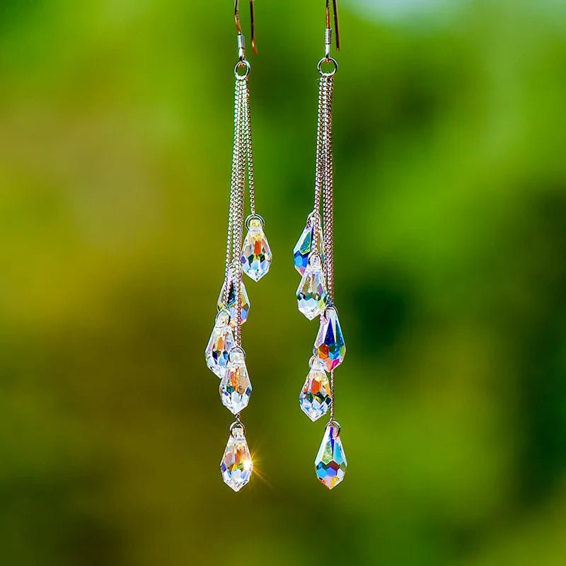 Women's Fashion Multi Style Long Irregular tassel Earrings - LaVie Jewelery