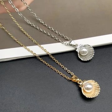 Pearl Shell Pendant Necklace - LaVie Jewelery