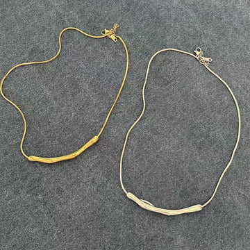 Stainless Steel Collar Bone Chain Short Necklaces - LaVie Jewelery