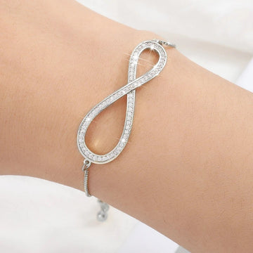 Zirconia Crystal Adjustable Bracelet & Bangle Jewelry - LaVie Jewelery