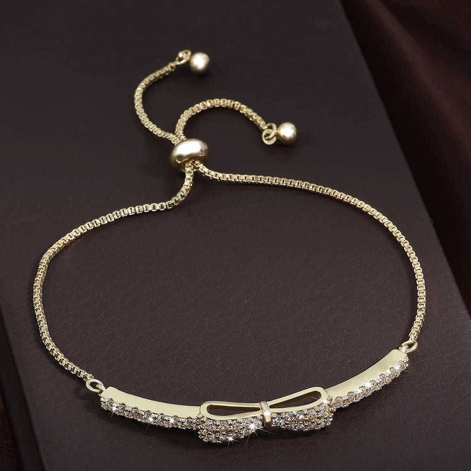 Zirconia Crystal Adjustable Bracelet & Bangle Jewelry - LaVie Jewelery