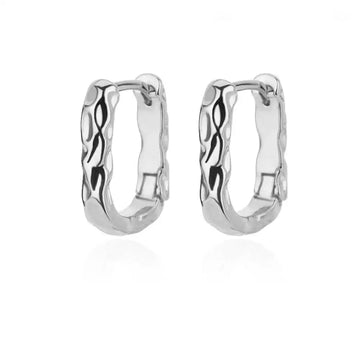 Stainless Steel Vintage Elegant Round Hoop Earrings - LaVie Jewelery