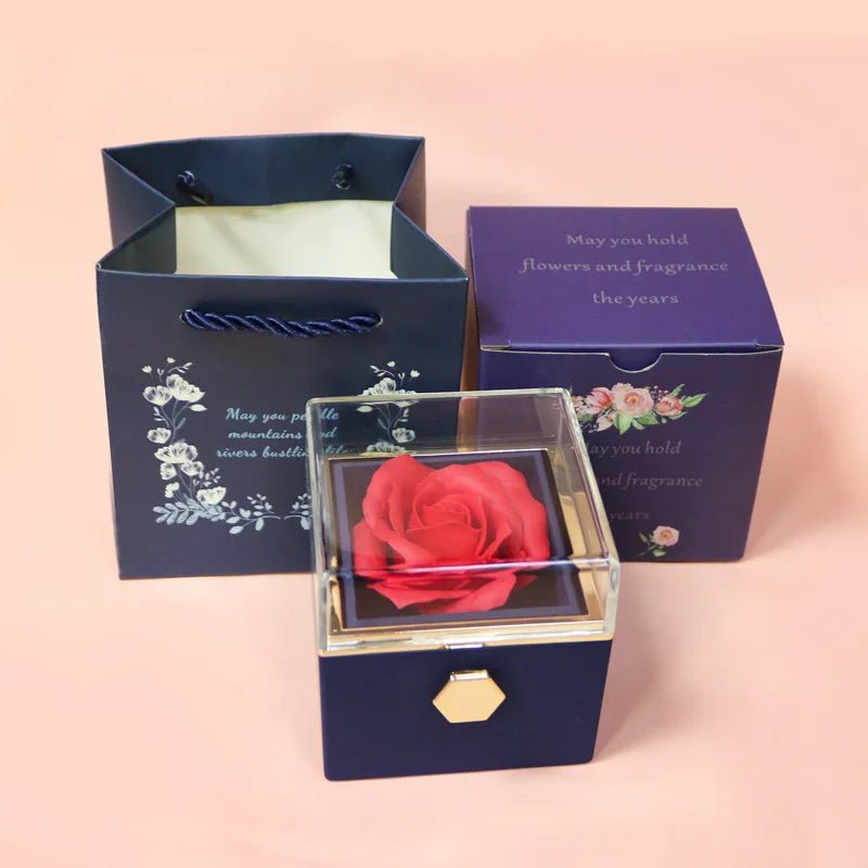 "The Secret Garden" Soap Rose Drawer Gift Box - LaVie Jewelery