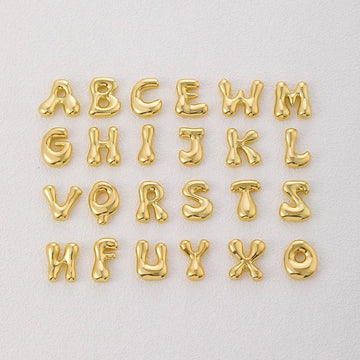 Golden Color Stainless Steel Alphabet Necklace - LaVie Jewelery