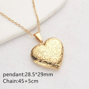 "The Timeless Keepsake" Heart Locket Necklace - LaVie Jewelery