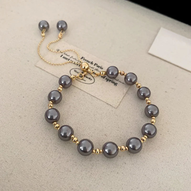 Elegant Charm Pearl Bracelet - LaVie Jewelery