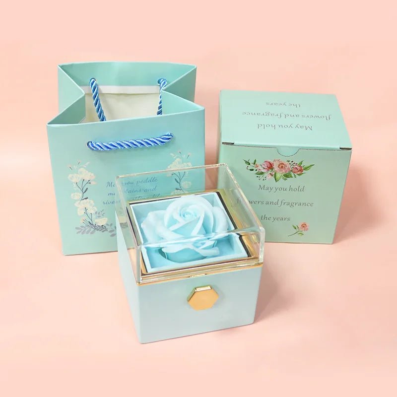 "The Secret Garden" Soap Rose Drawer Gift Box - LaVie Jewelery