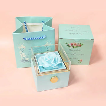 "The Secret Garden" Soap Rose Drawer Gift Box - LaVie Jewelery
