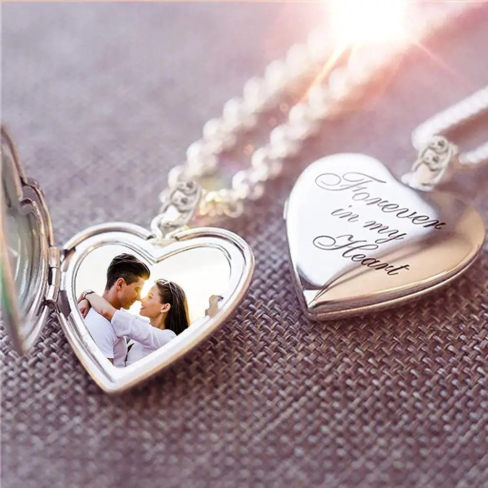 "The Timeless Keepsake" Heart Locket Necklace - LaVie Jewelery