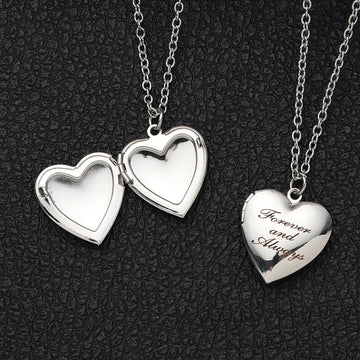 "The Timeless Keepsake" Heart Locket Necklace - LaVie Jewelery
