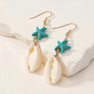 Gold Retro Sytle Classic Large flower Shaped Earrings - LaVie Jewelery