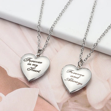 "The Timeless Keepsake" Heart Locket Necklace - LaVie Jewelery