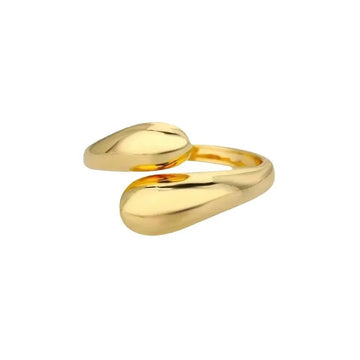 Stainless Steel Smooth Double Ball Beads Rings - LaVie Jewelery