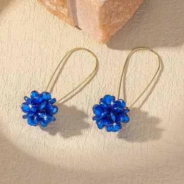 Fashion Trend DIY Pearl Petal Ball Earrings - LaVie Jewelery