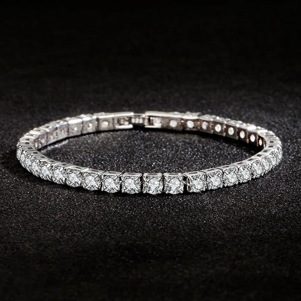 925 Sterling Silver Zirconia Bracelet - LaVie Jewelery