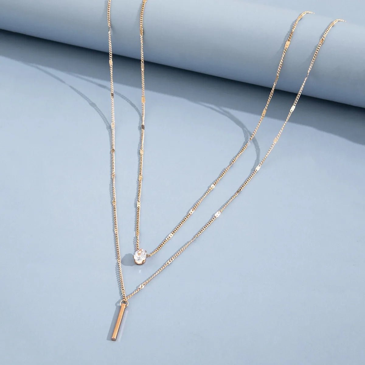 Multi - layer Star Heart Shape Water Drop Pendant Chain Necklace - LaVie Jewelery