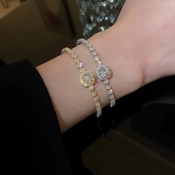 Korea Square Zircon Adjustable Bracelet - LaVie Jewelery