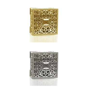 Mini Treasure Storage Jewelry Box Silver - color - LaVie Jewelery