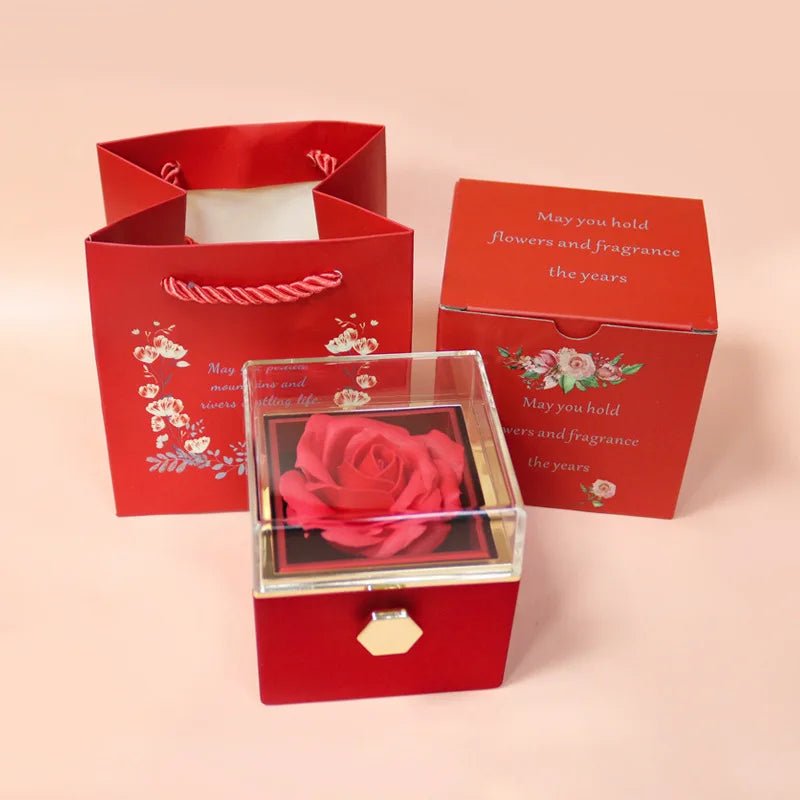 "The Secret Garden" Soap Rose Drawer Gift Box - LaVie Jewelery
