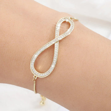 Zirconia Crystal Adjustable Bracelet & Bangle Jewelry - LaVie Jewelery