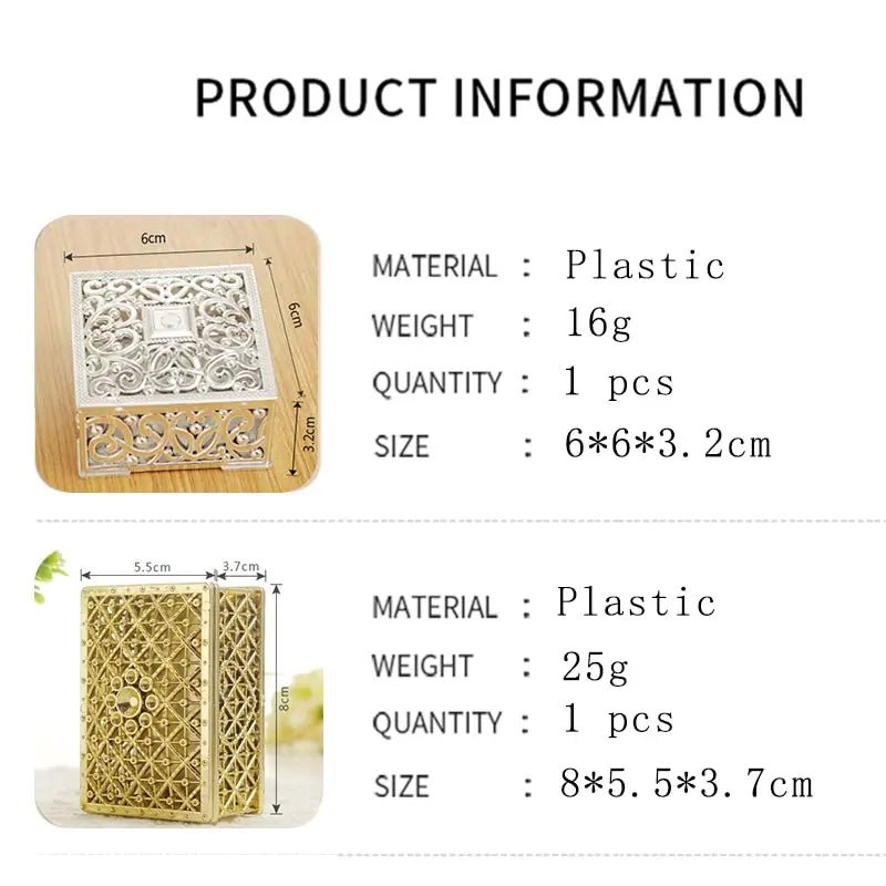 Mini Treasure Storage Jewelry Box Silver - color - LaVie Jewelery