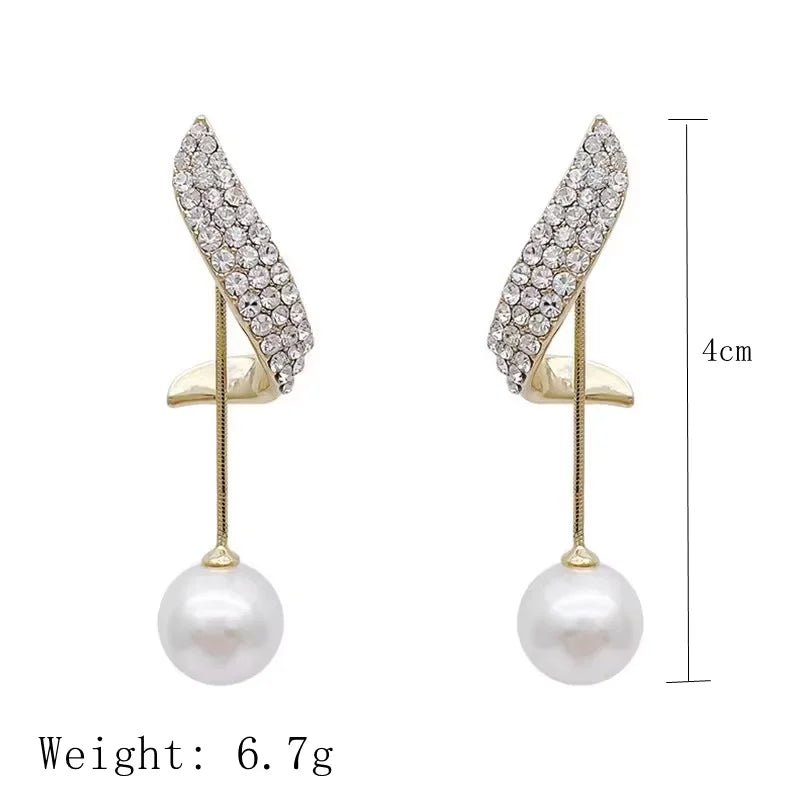 Joker Pendant Pearl Earrings - LaVie Jewelery