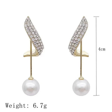 Joker Pendant Pearl Earrings - LaVie Jewelery