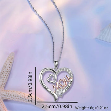 "The Heart of Home" Mom Pendant Necklace - LaVie Jewelery